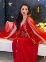 ⁦Whispering Bridal Dress - Red⁩ - الصورة ⁦3⁩
