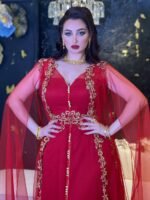 ⁦Whispering Bridal Dress - Red⁩ - الصورة ⁦4⁩